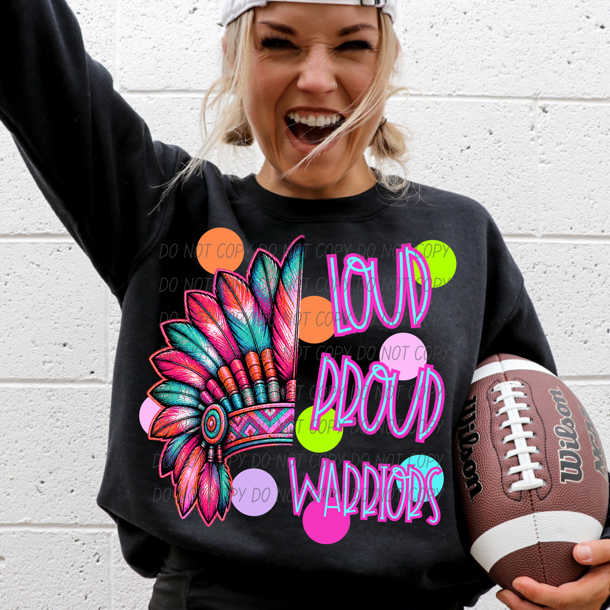 warriors loud proud polkadots (city) DTF transfer