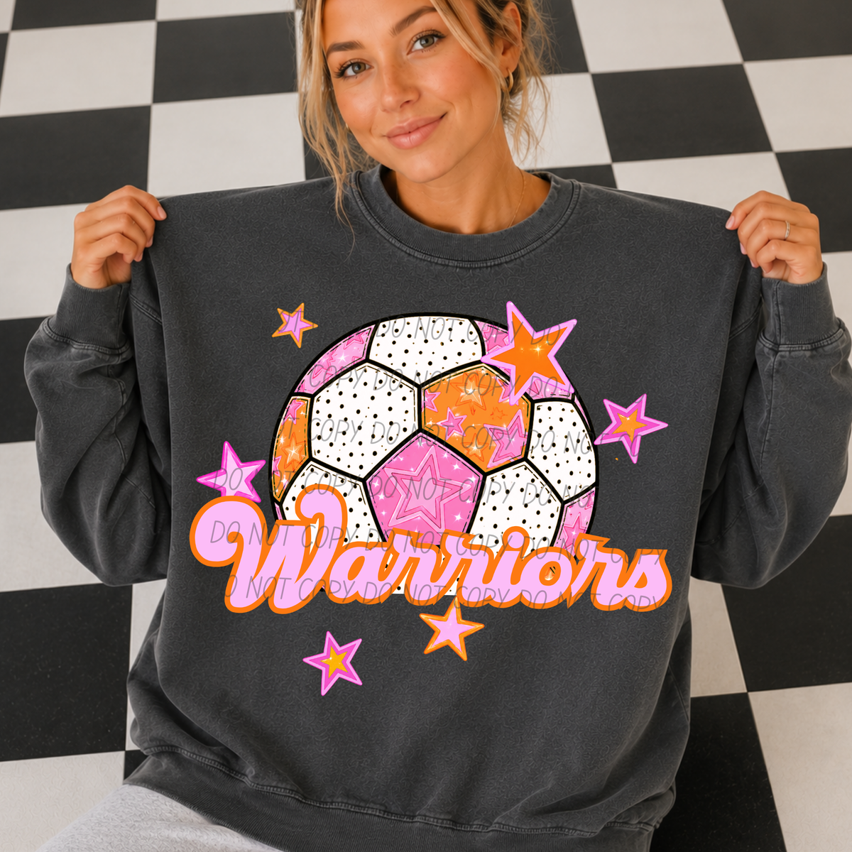 Warriors pink soccer (City) DTF transfer
