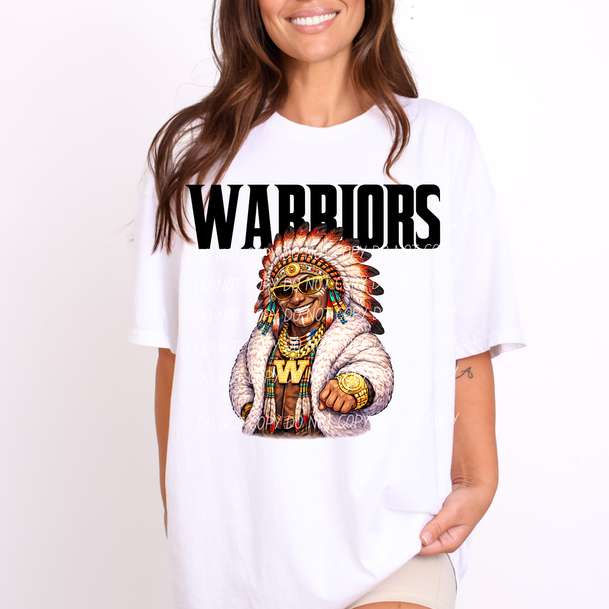 warriors Swag Mascot (City) DTF Transfer