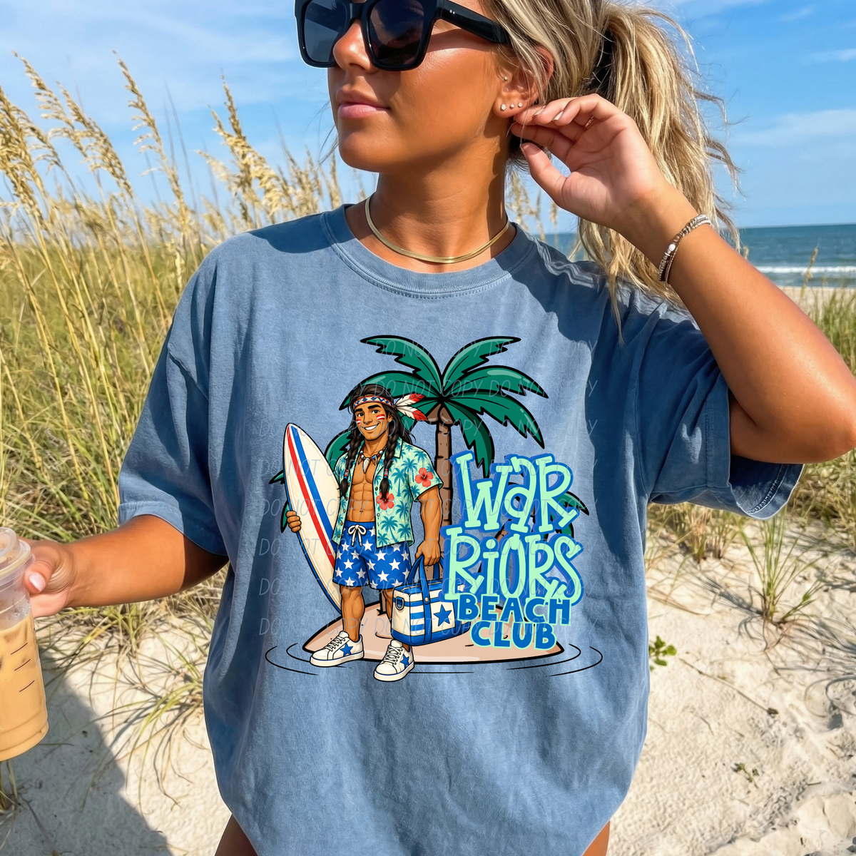 warriors beach club (city) DTF transfer