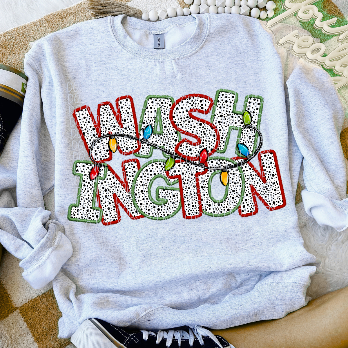 Washington Christmas Lights (City) DTF Transfer