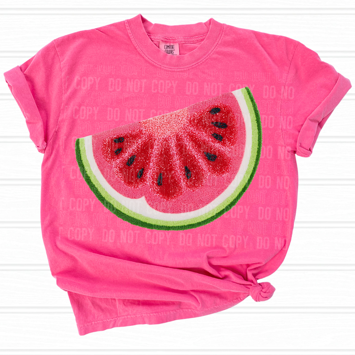 Faux yarn watermelon (SBB) Sunday Special DTF transfer