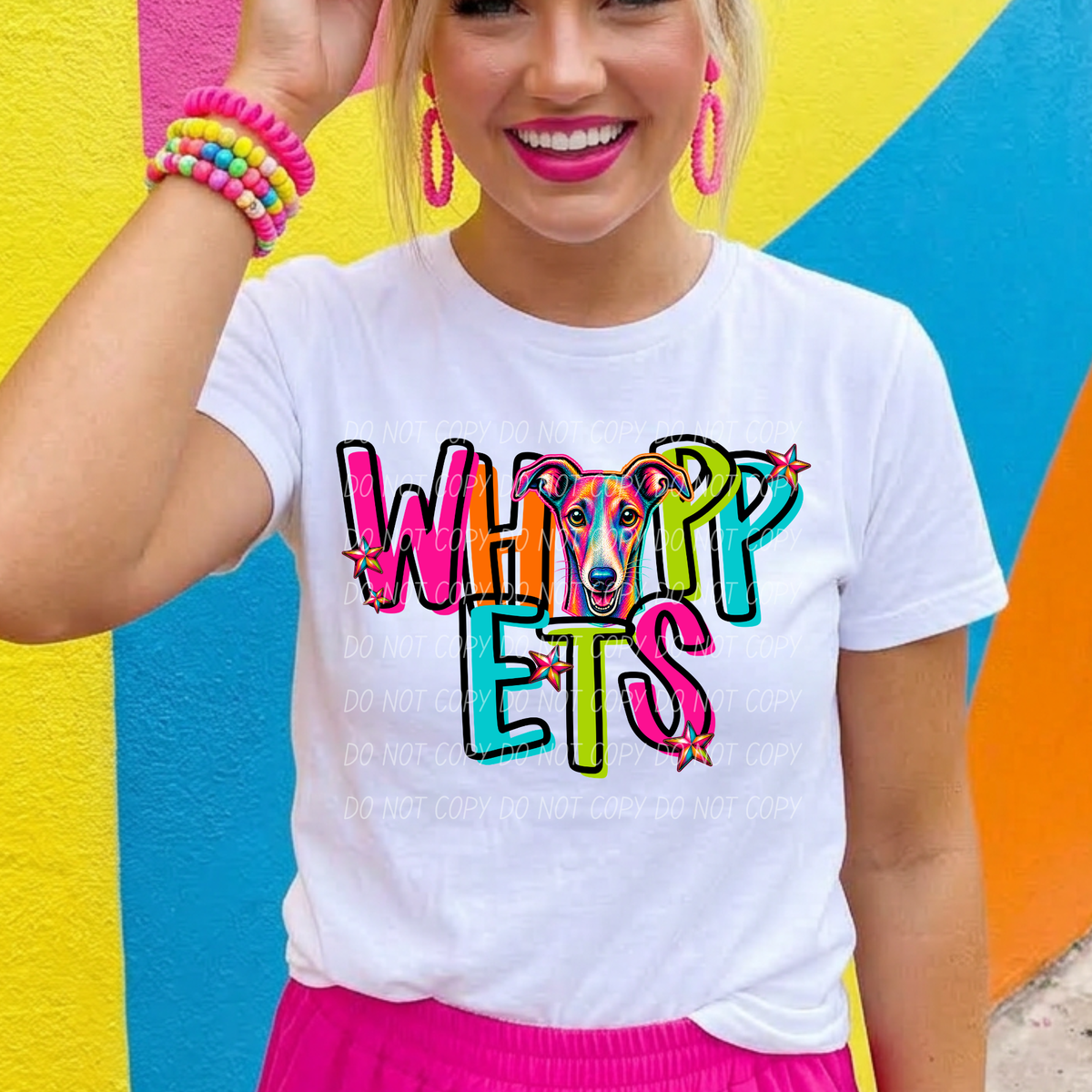 Whippets Friday night neon (City) DTF Transfer