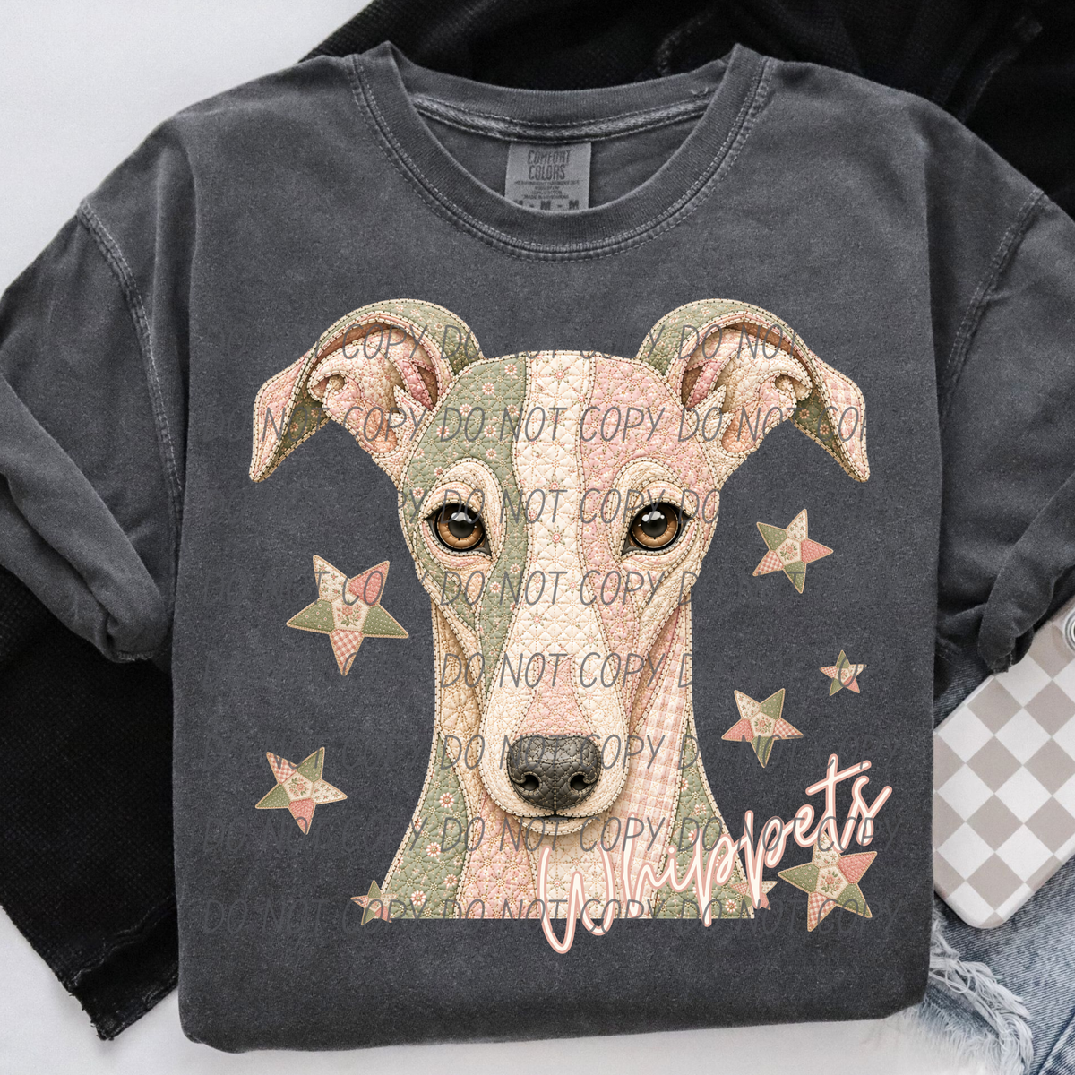 Whippets meemaw mascot (City) DTF Transfer