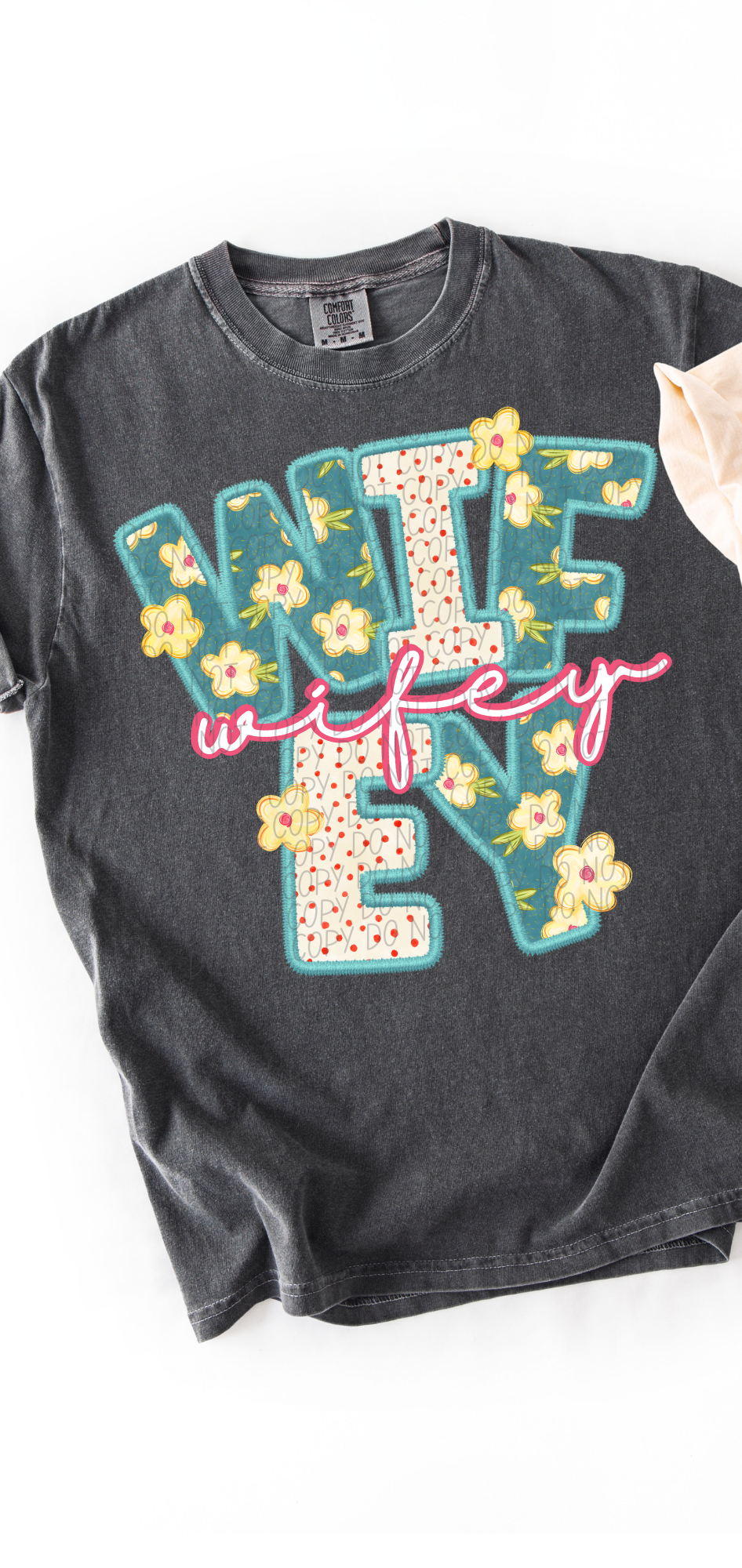 Wifey Vintage Name with Pink Font (City) DTF Transfer