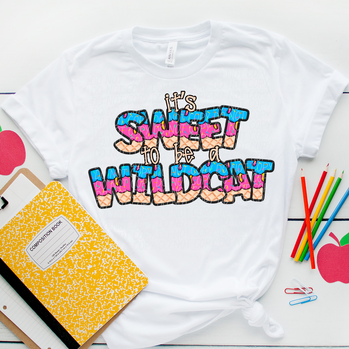 It's sweet to be a WILDCAT drip (Caplinger) DTF transfer