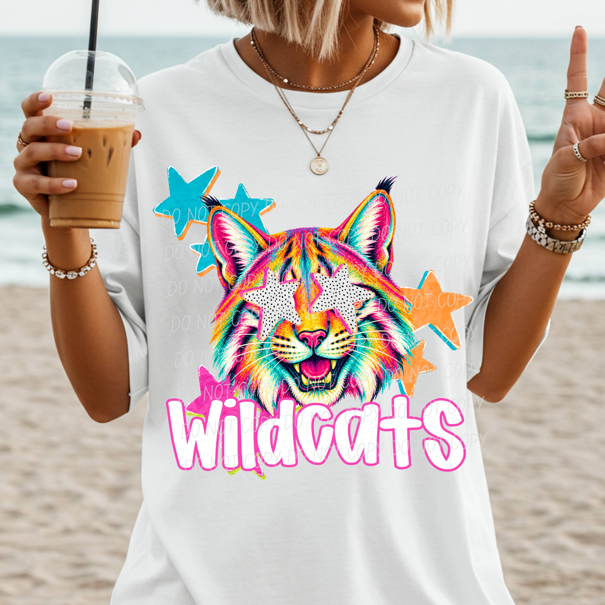 Wildcats pop art (City) DTF Transfer