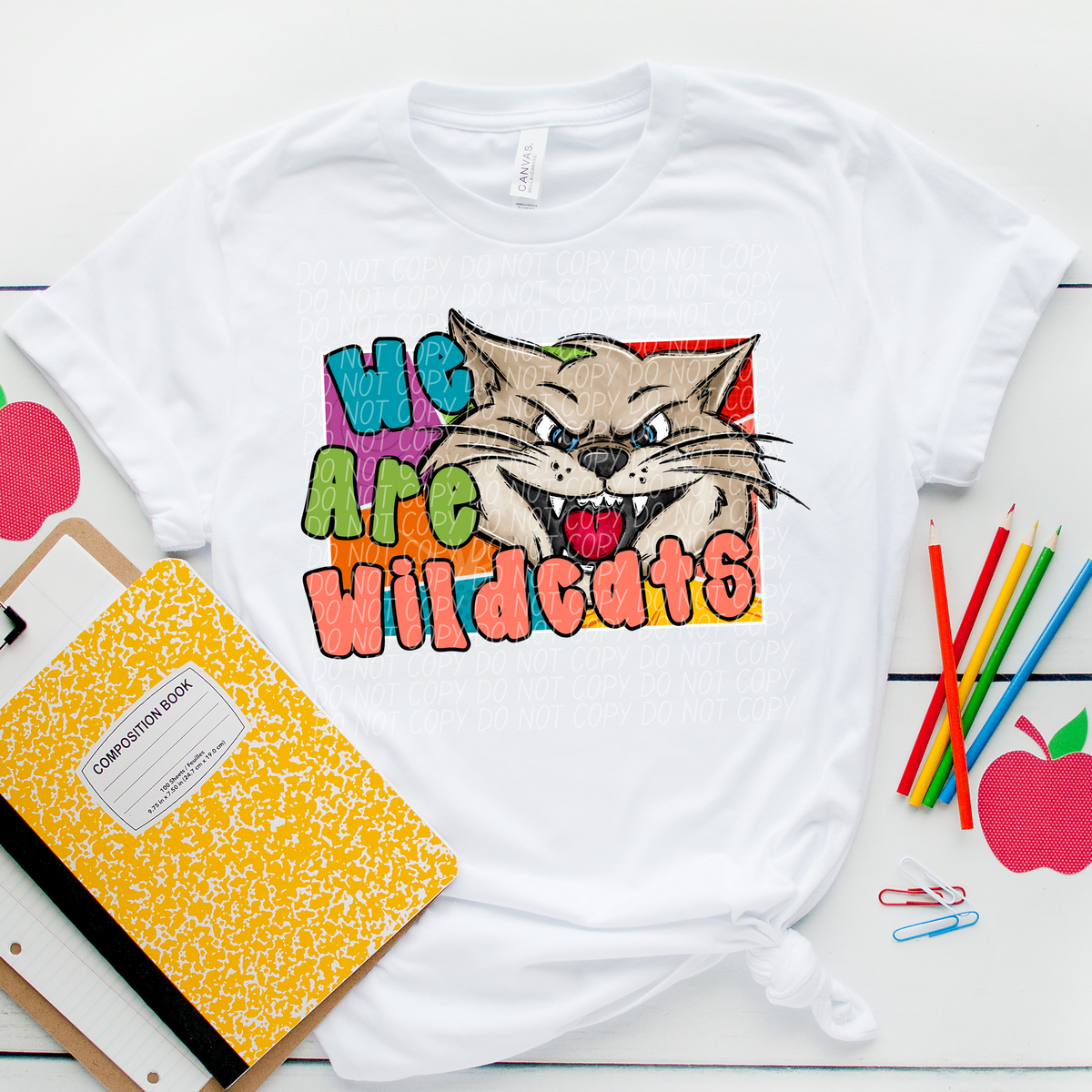 We are wildcats retro (City) 109660 DTF transfer