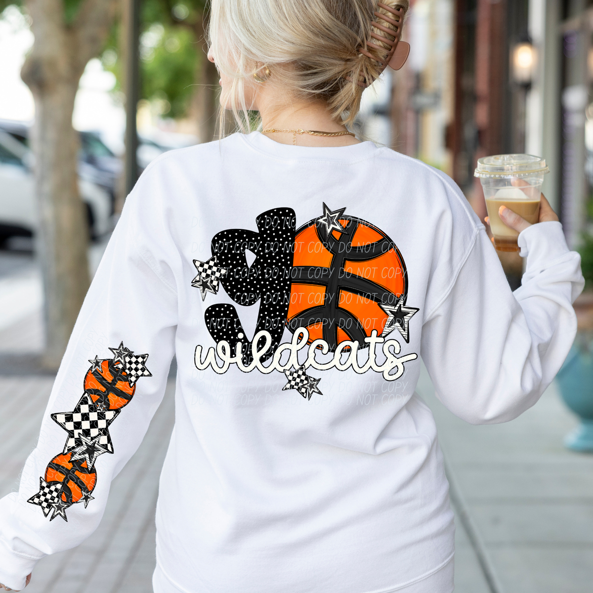 wildcats basketball black and white (city)