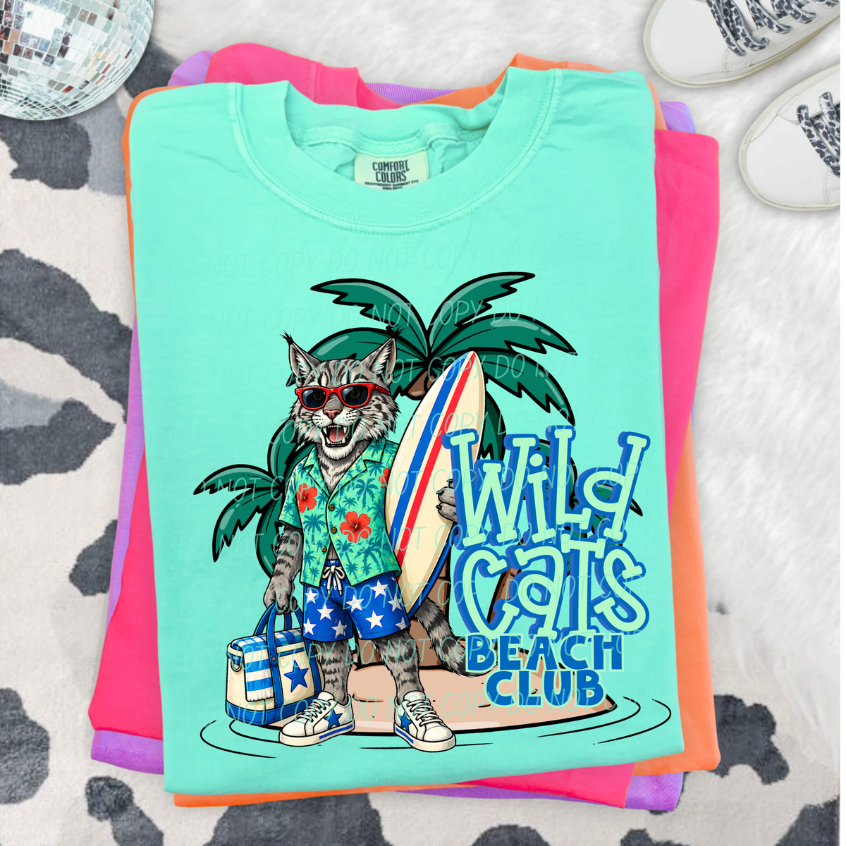 wildcats beach club (city) DTF transfer