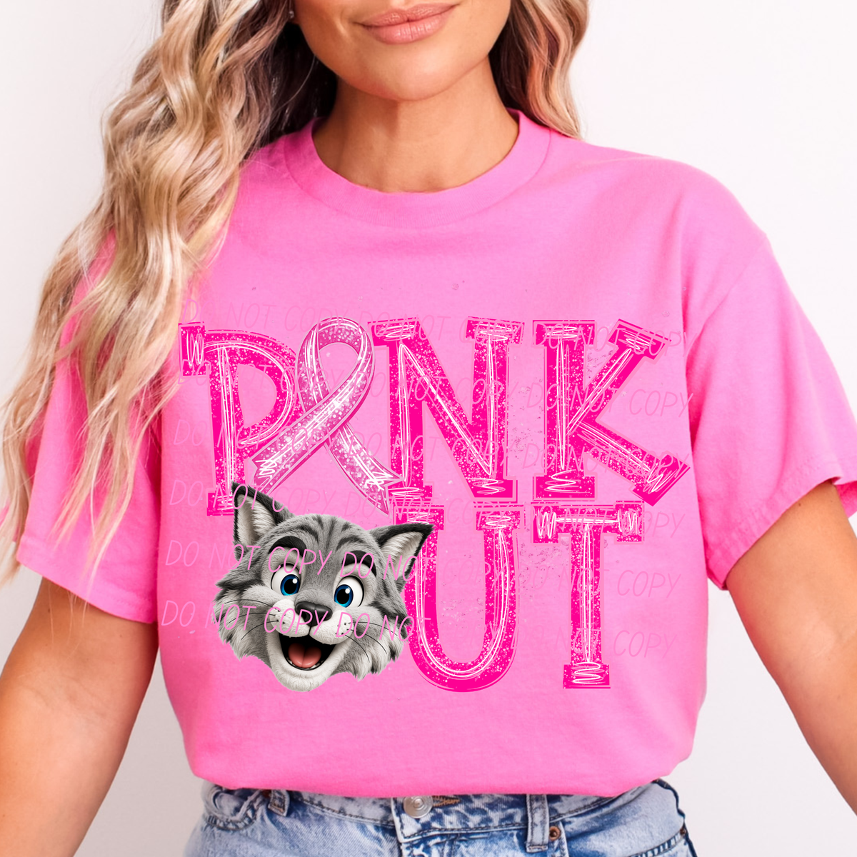Wildcats Pink out (city) DTF transfer