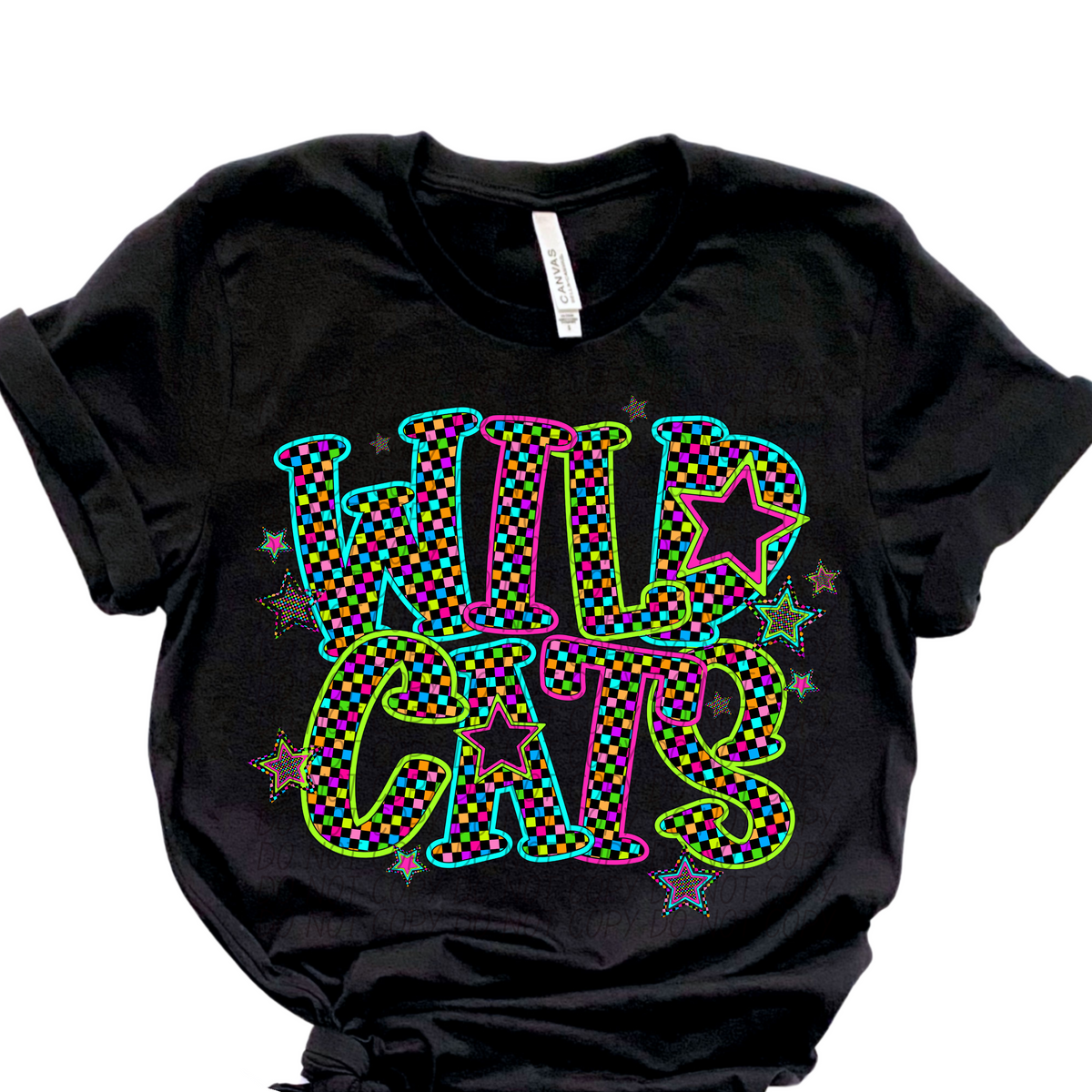 Wildcats Neon Stars (City) 102403 DTF transfer