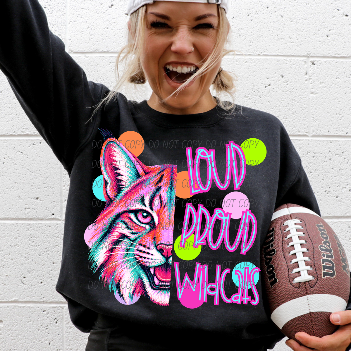 wildcats loud proud polkadots (city) DTF transfer