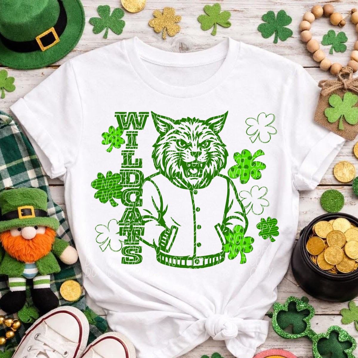 Letterman Clover Wildcats (City) DTF transfer