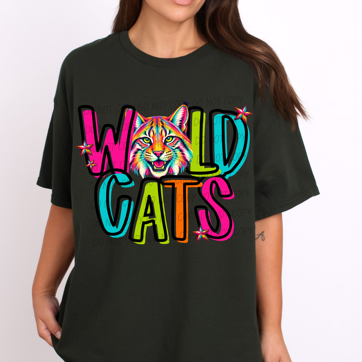 Wildcats Friday night neon (City) DTF Transfer