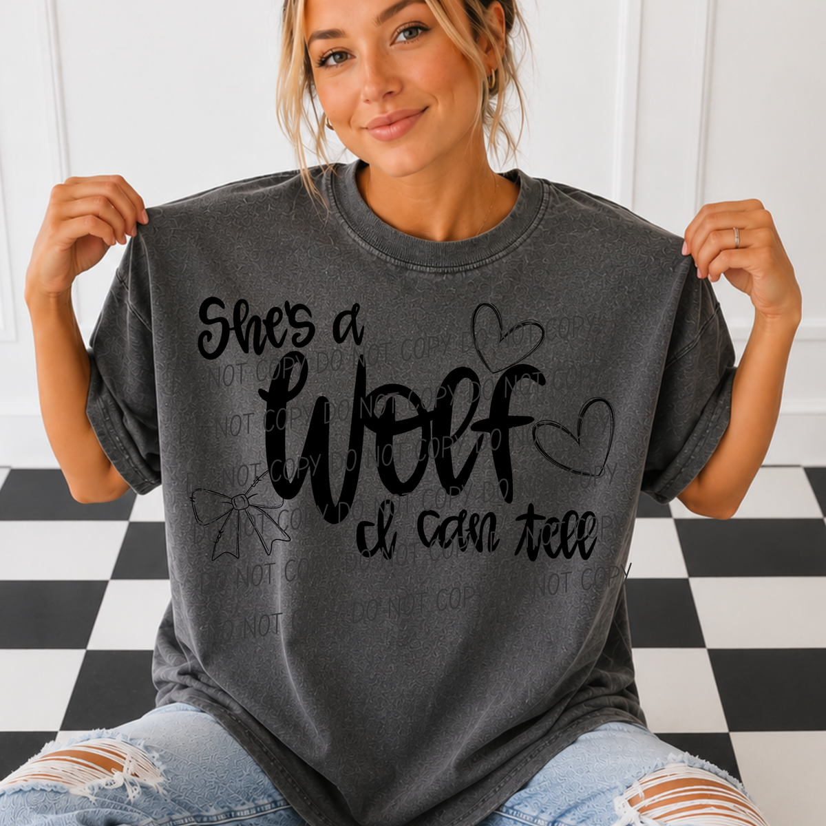 She's a Wolf - I can tell (CITY) DTF Transfer