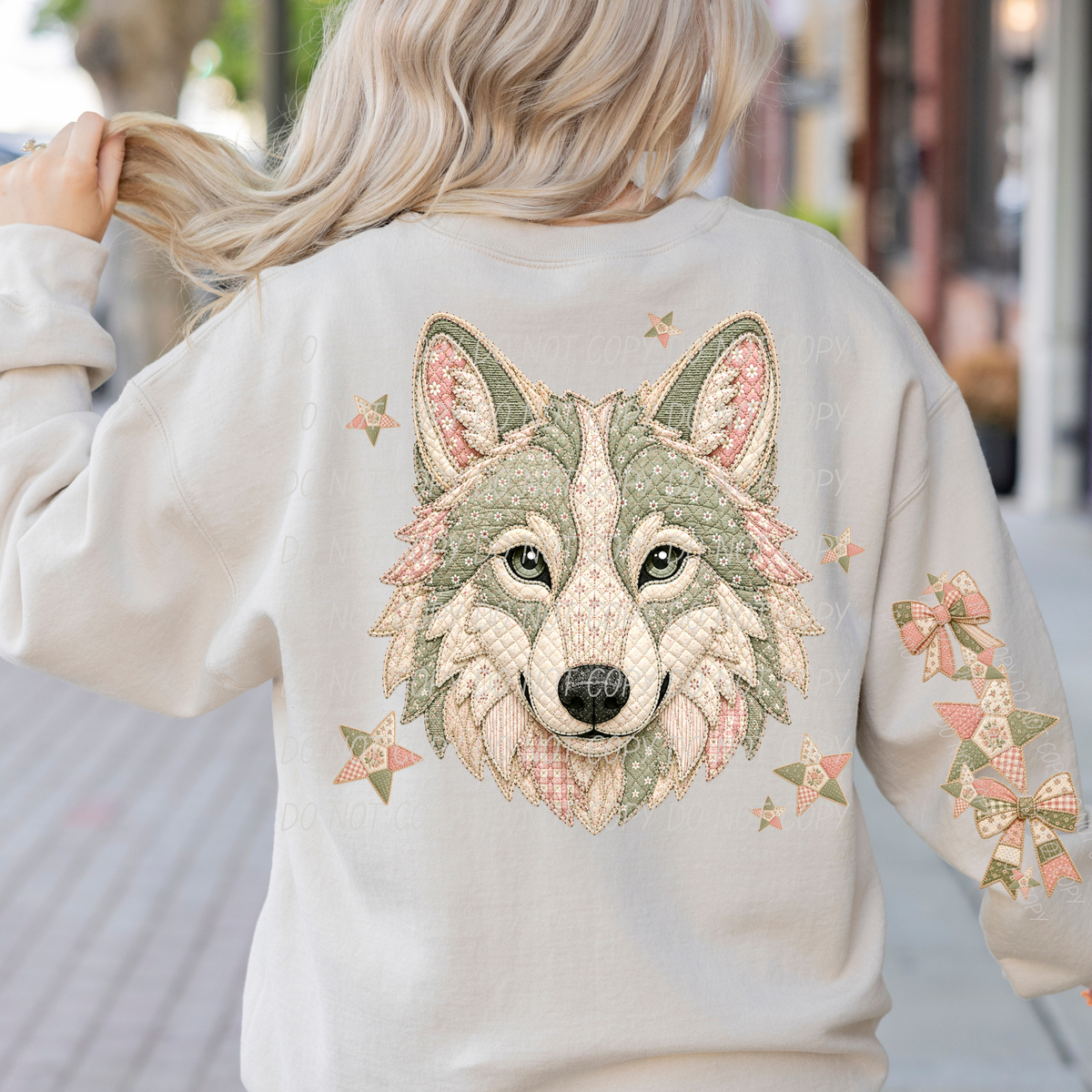 wolf everyday meemaw (City) DTF transfer