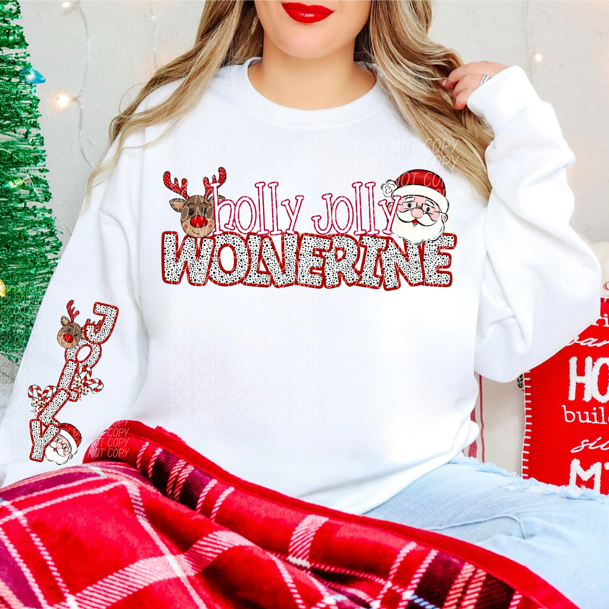 Wolverine Holly Jolly (City) DTF transfer