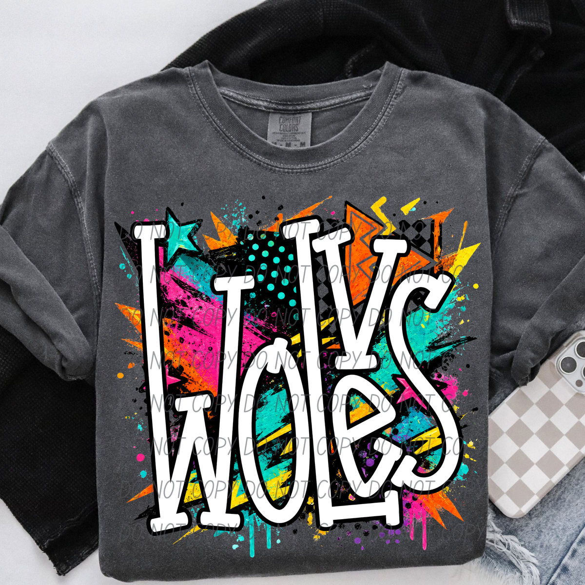 Wolves Totally Tubular (City) DTF Transfer