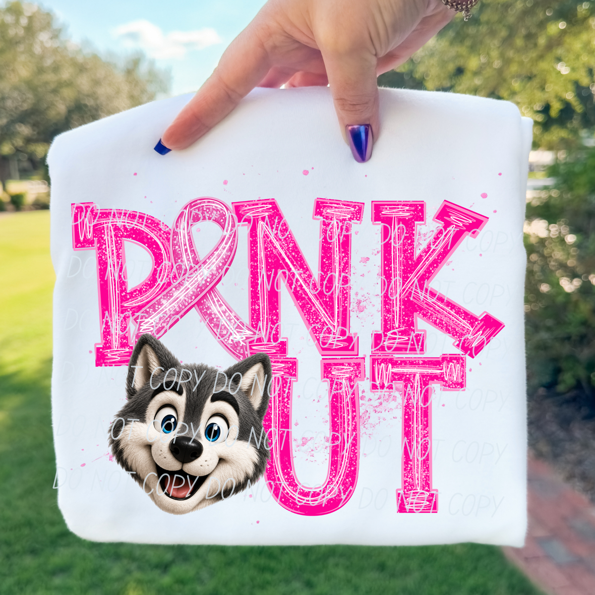 Wolves Pink out (city) DTF transfer