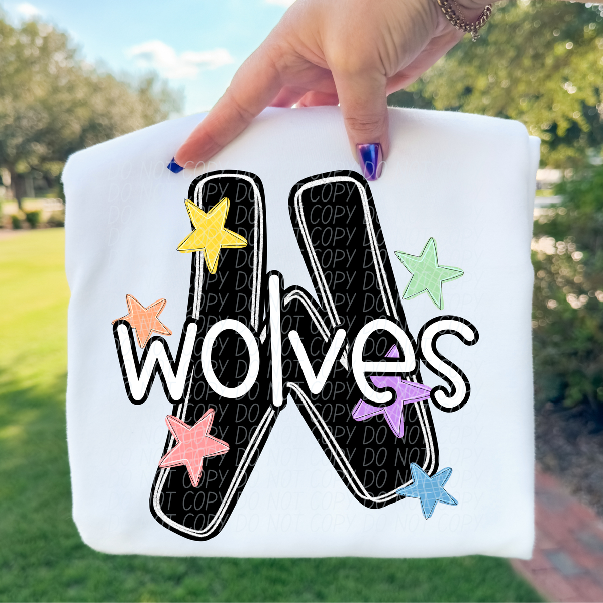 Wolves star Mascots (CITY) DTF transfer