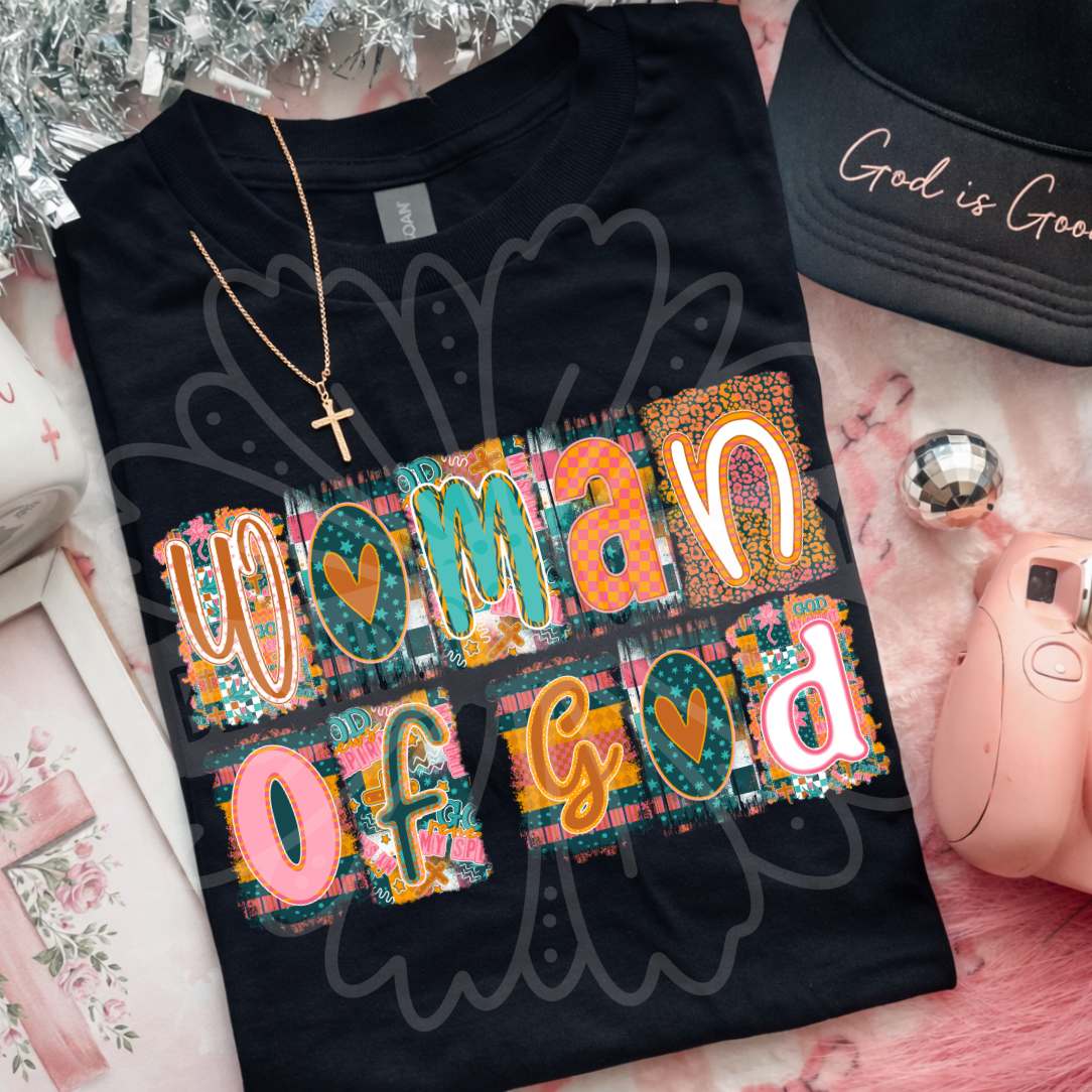Women of god magazine font (Vehement) DTF Transfer