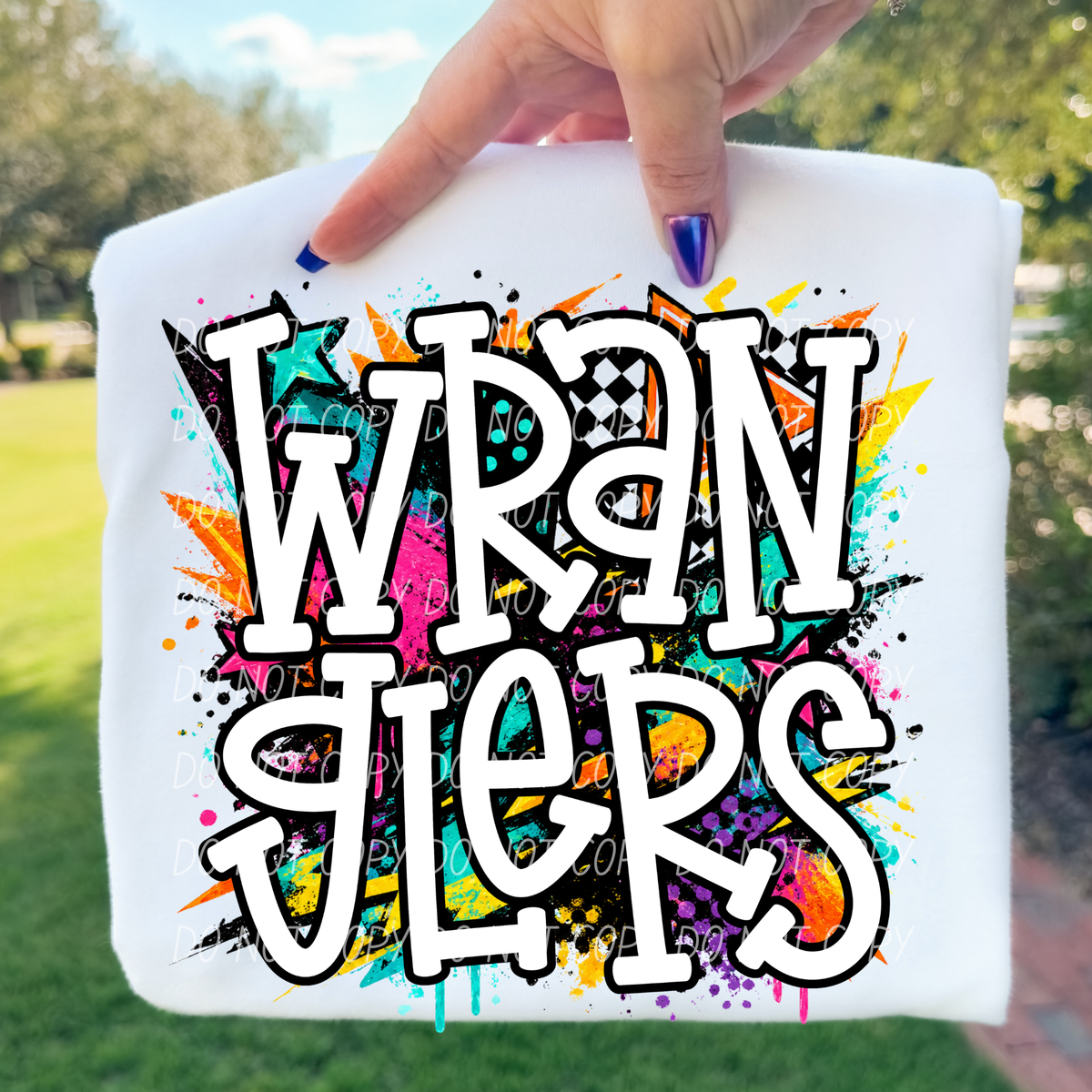 Wranglers Totally Tubular (City) DTF Transfer