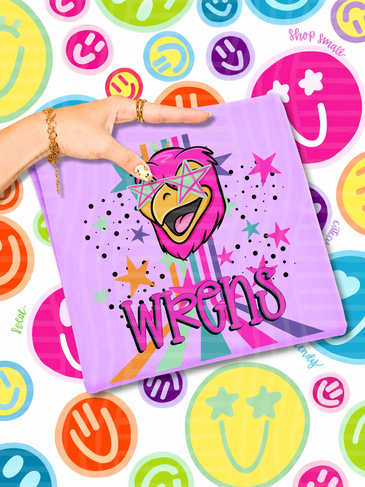 wrens starry eyes rainbow (caplinger) DTF Transfer