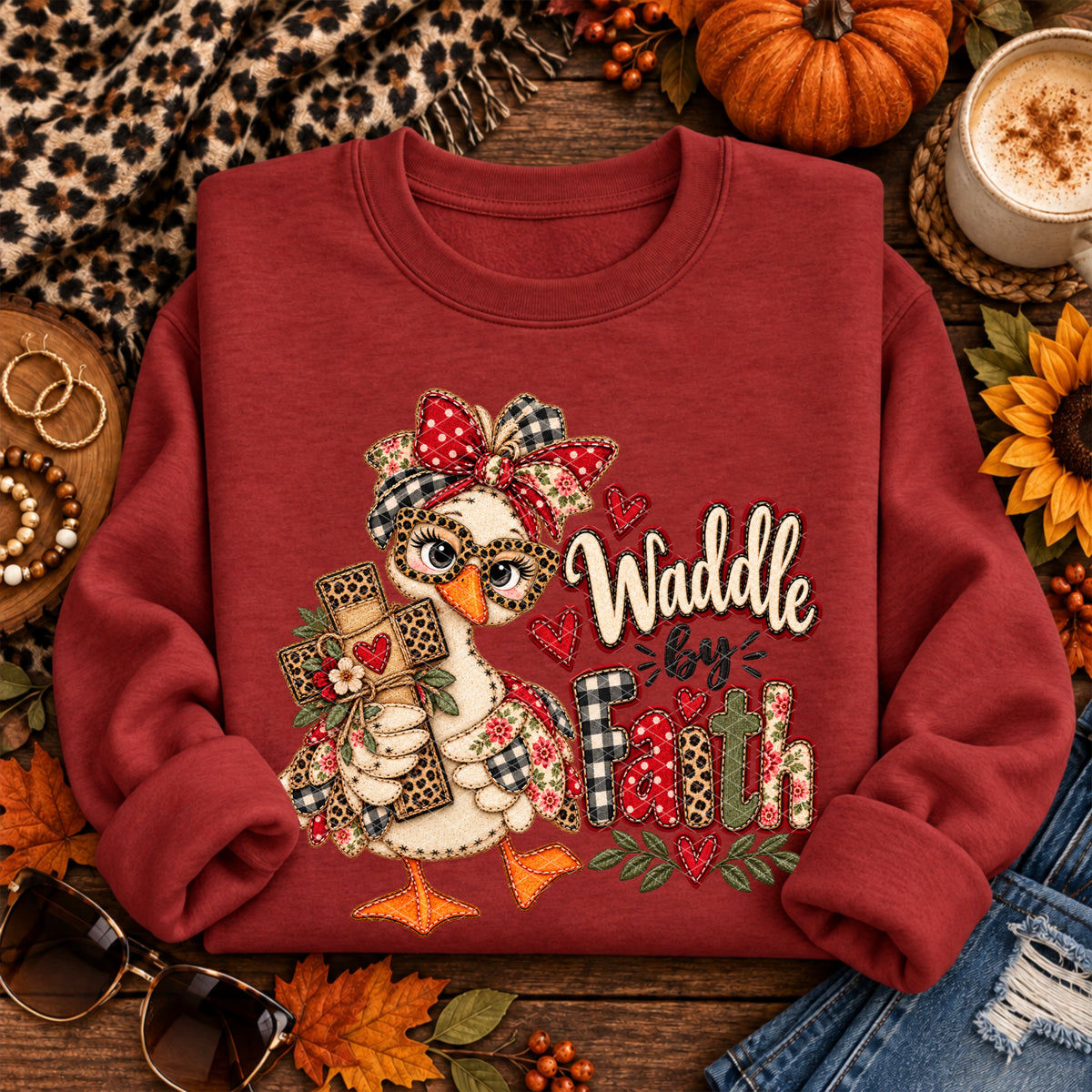 Waddle by faith (SDD) DTF Transfer