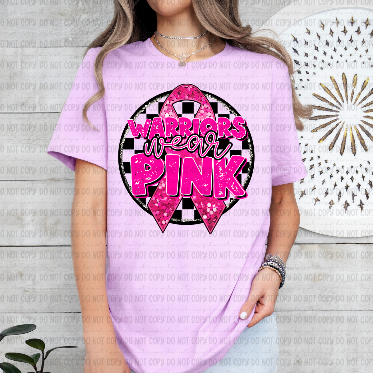 Warriors wear pink (Revel) 109576 DTF transfer