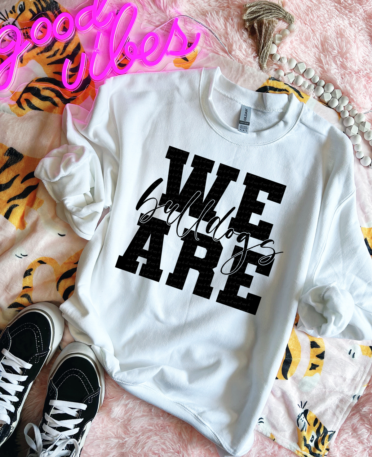 We Are Bulldogs Black 86640 DTF Transfer