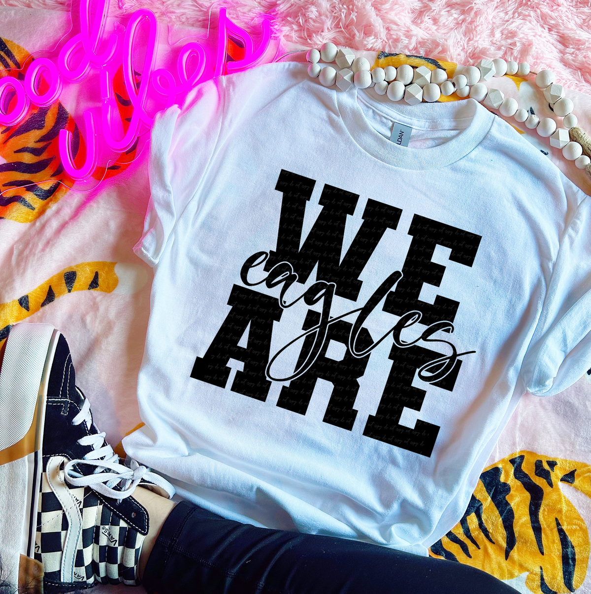 We Are Eagles Black 86644 DTF Transfer
