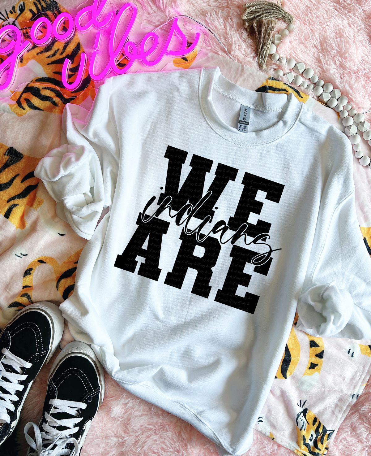 We Are Indians Black 86646 DTF Transfer