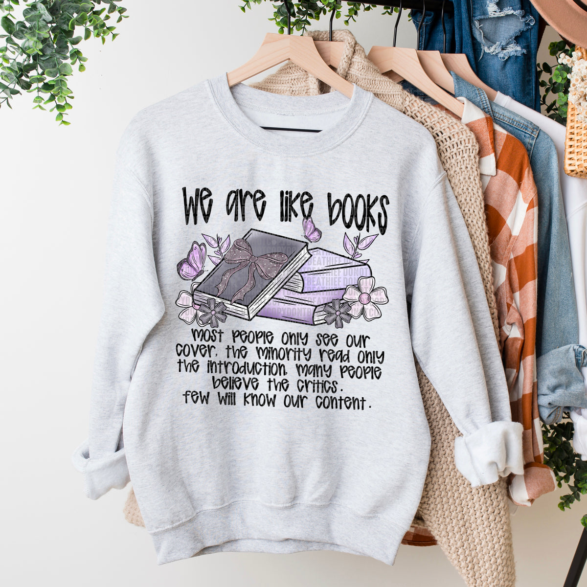 We Are Like Books *FRONT ONLY*  (SDD) 72288 DTF Transfer