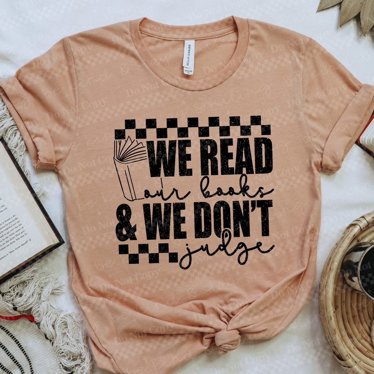 We read our books & we don't judge (CMLD) 107103 DTF transfer