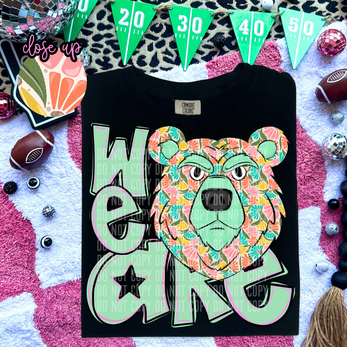 We Are Bears Florals 57972 DTF transfer