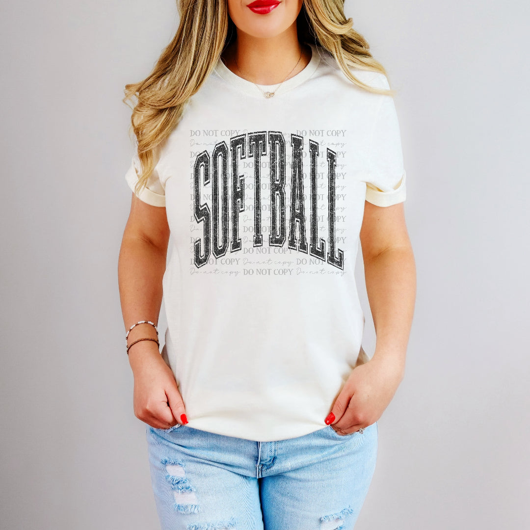 softball grey (scarlow) DTF Transfer