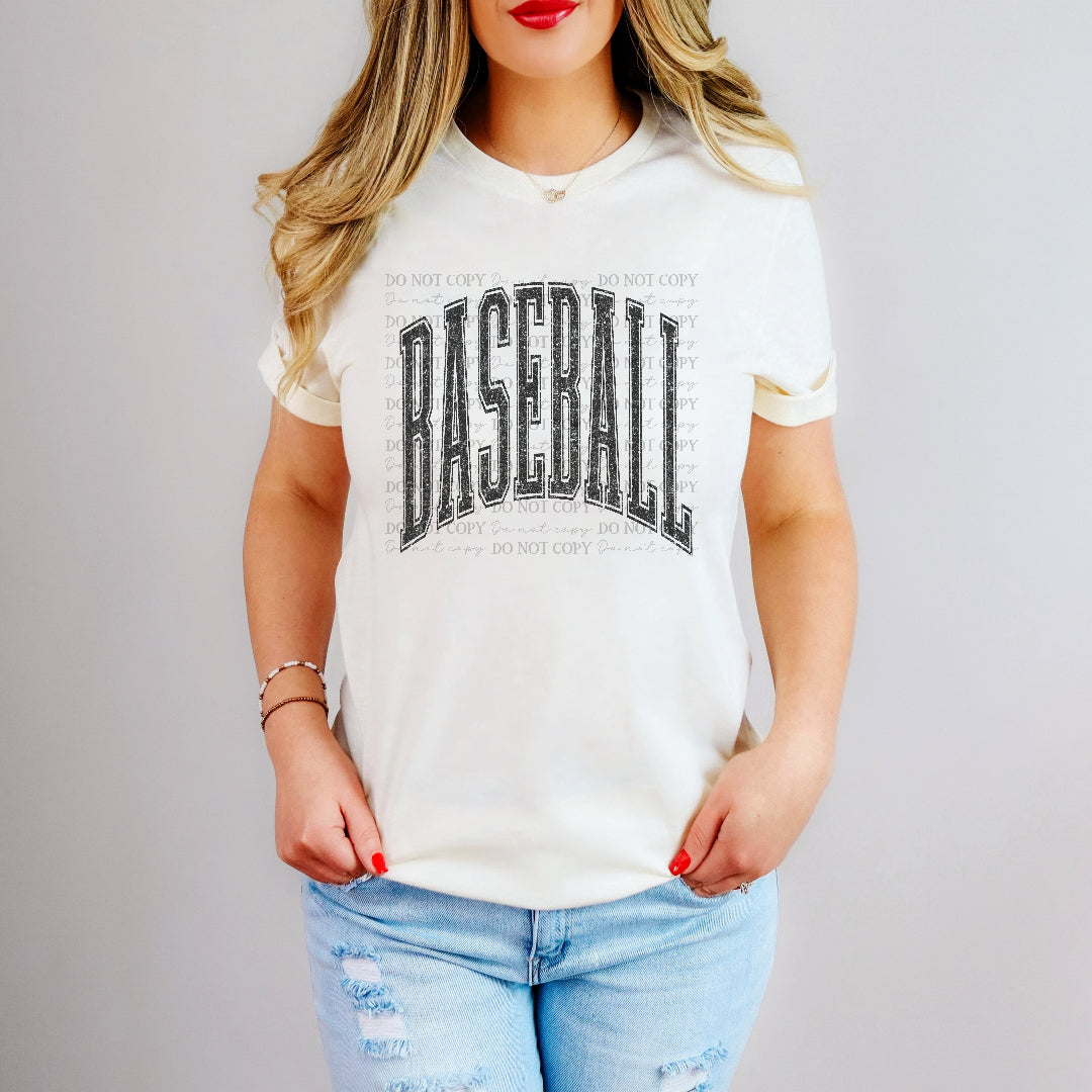 baseball grey (scarlow) DTF Transfer