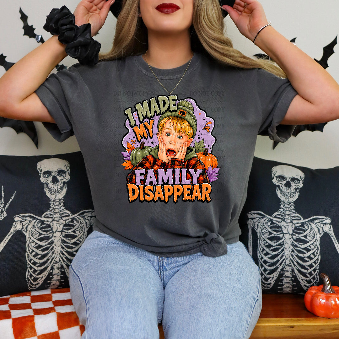 I made my family disappear (Divine) DTF Transfer