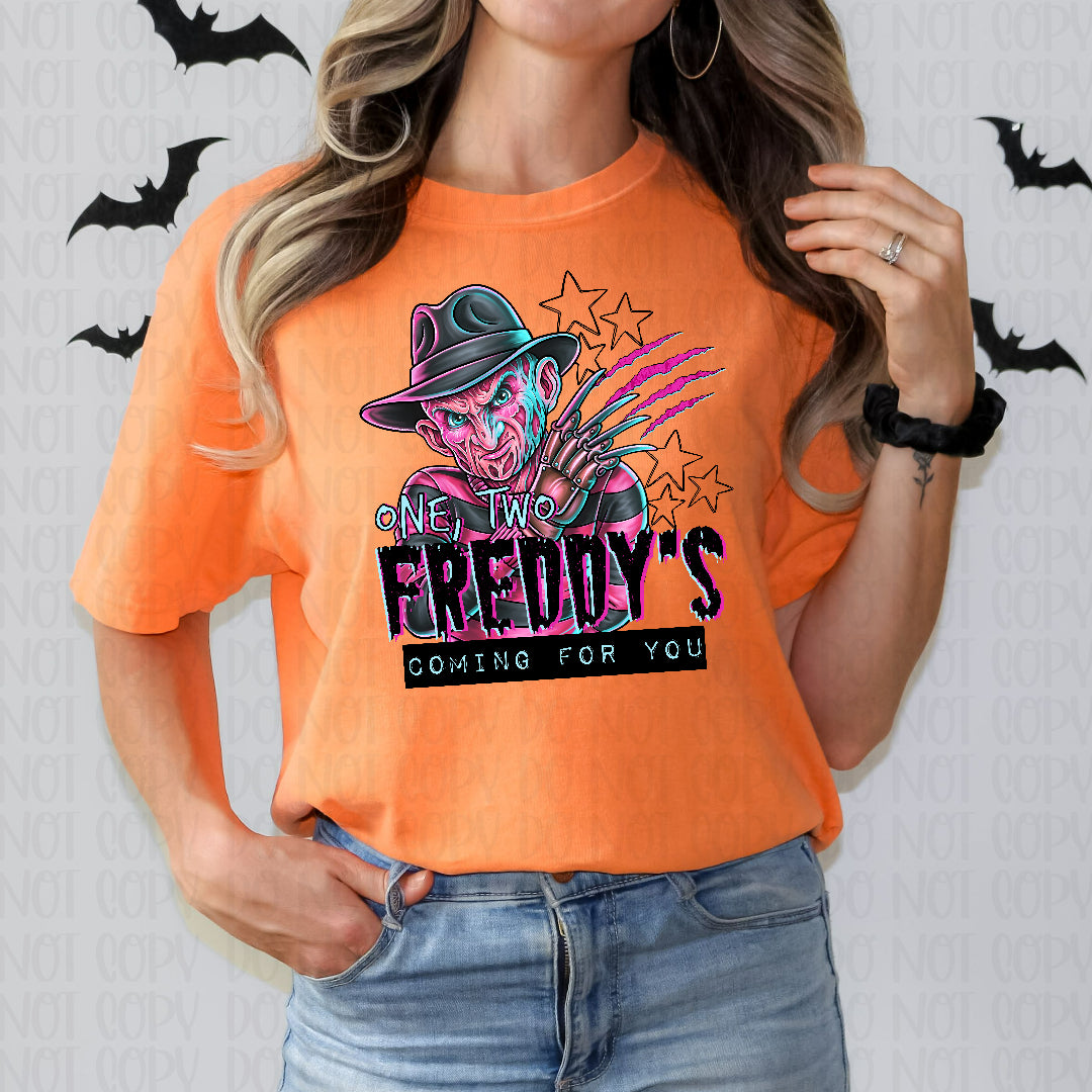 One two fred's coming for you (Carter) DTF transfer