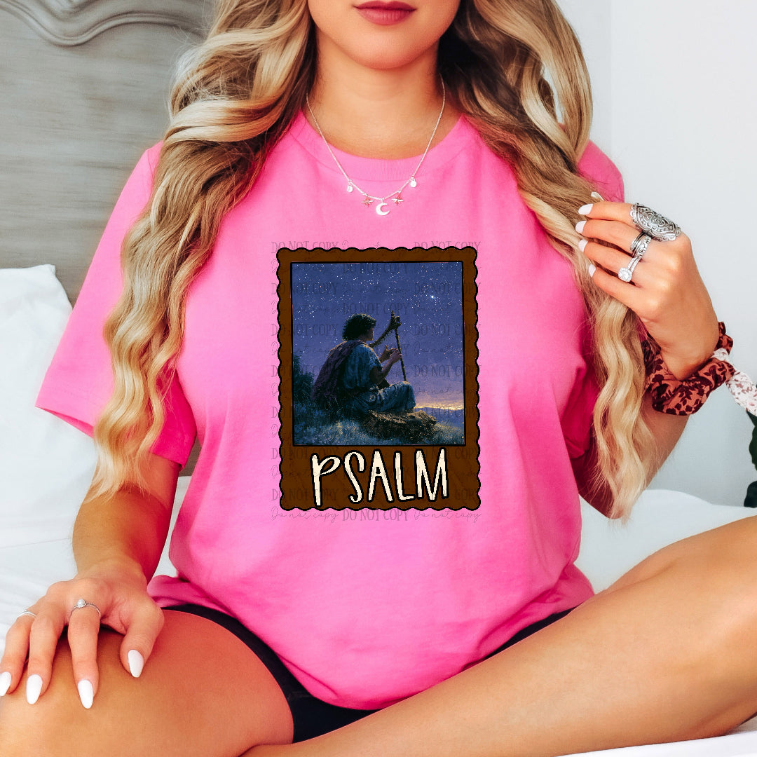 Psalm polaroid (Vehement) DTF Transfer