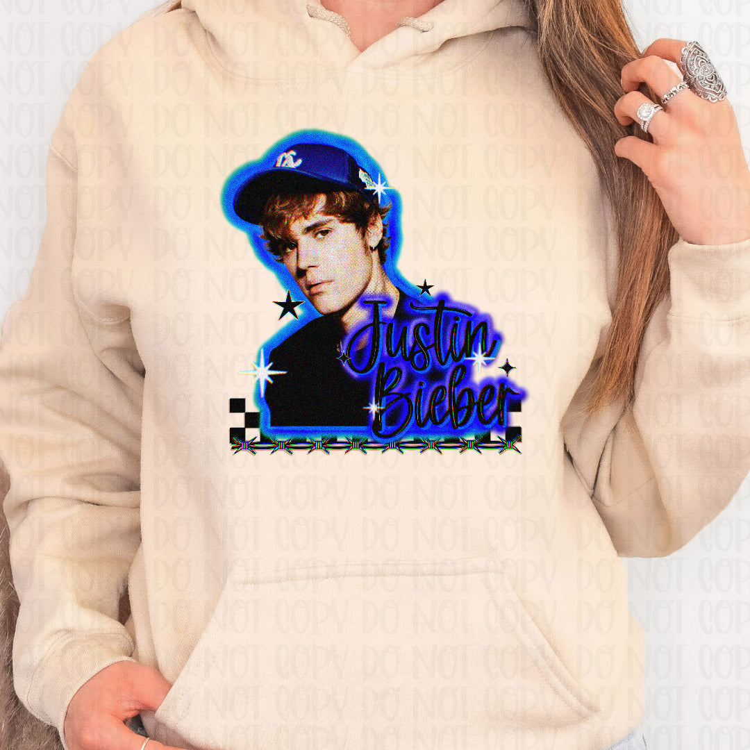 J Bieber after dark (Scarlow) DTF Transfer