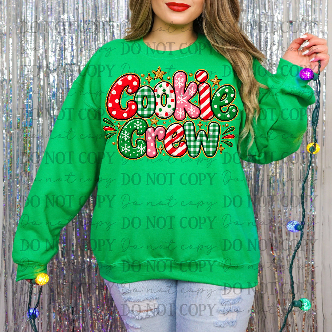 Cookie Crew- red and green font (CSG) DTF Transfer