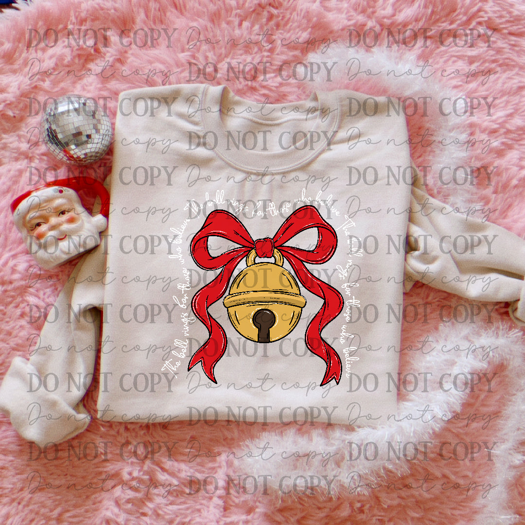 The Bell Rings for Those Who Believe (WHITE) (Carter) DTF Transfer