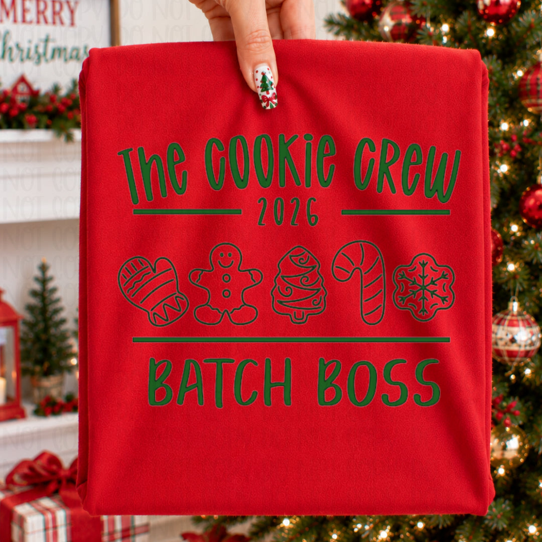 The cookie crew 2026 batch boss (Wildflower) DTF Transfer