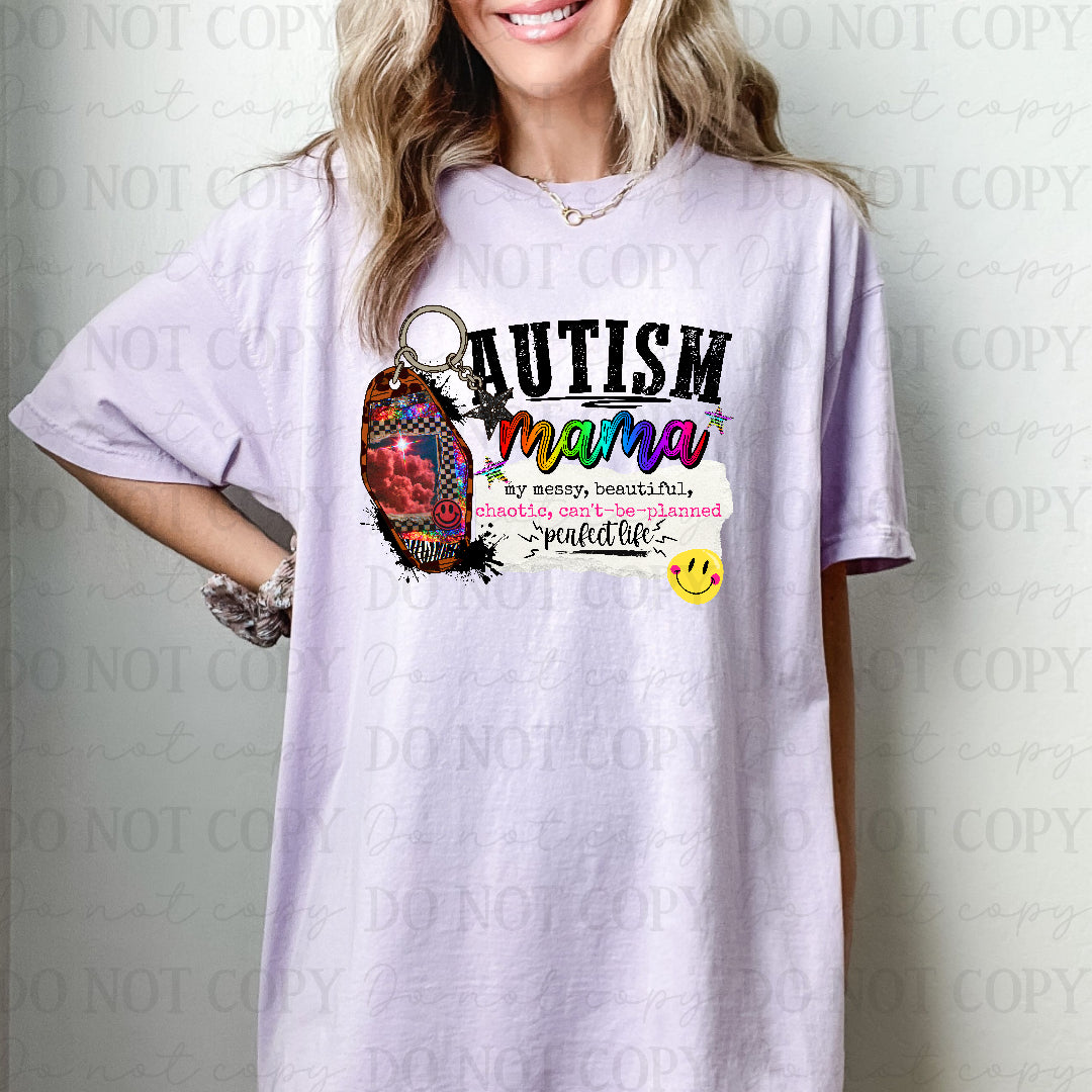 Autism mama BLACK (Texan) DTF Transfer