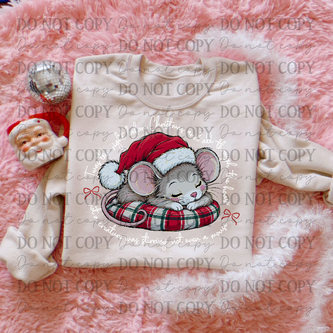 T'was the night before Christmas (WHITE) (Carter) DTF Transfer