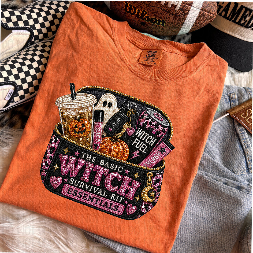 The basic witch survival kit (JM) DTF Transfer