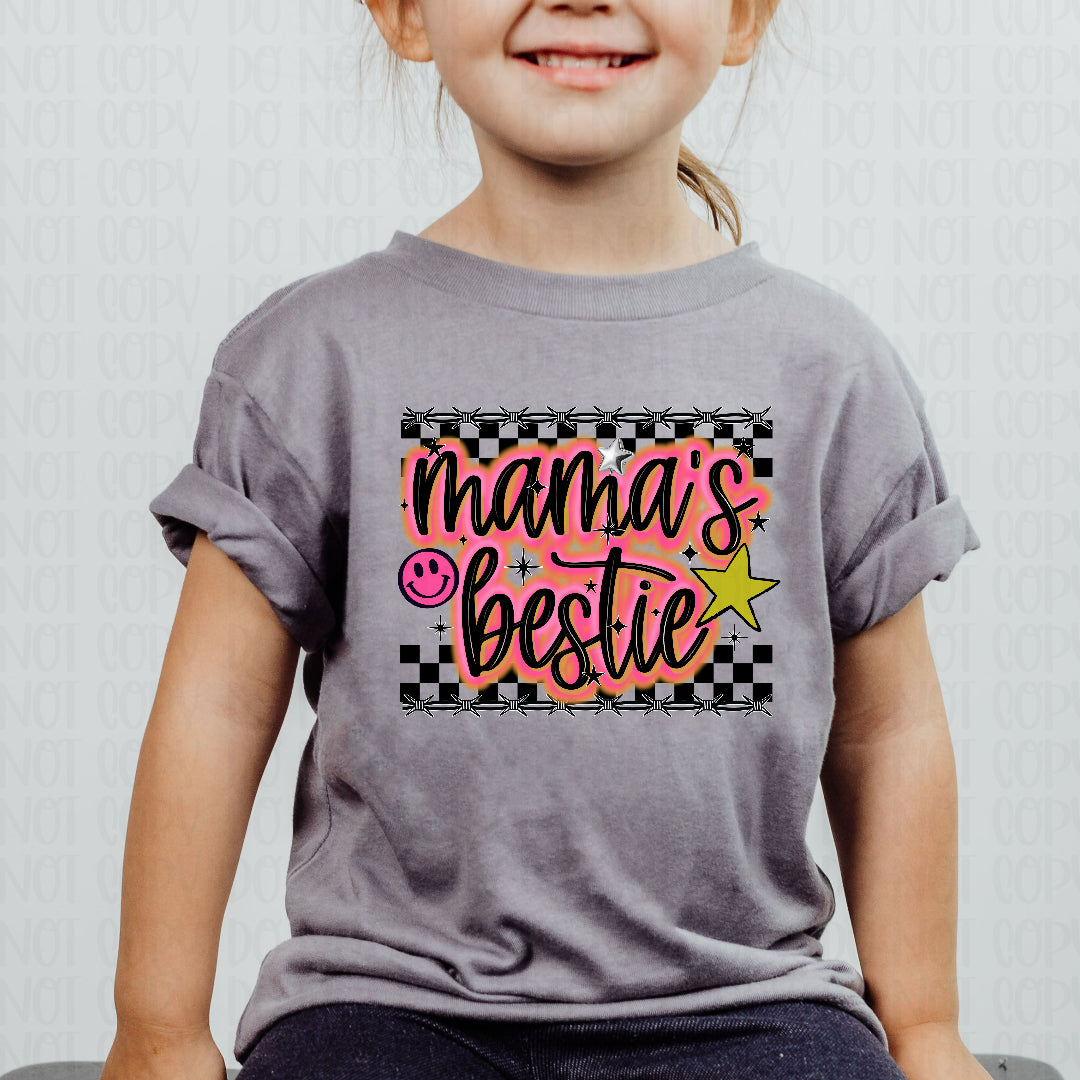 Mama's bestie faux airbrush (Scarlow) DTF Transfer