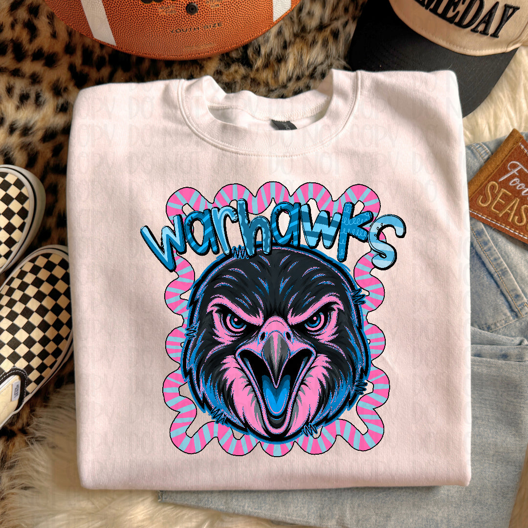 Warhawks whimsy frame (Kayndi) DTF transfer